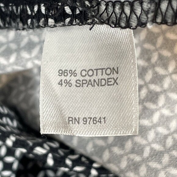 J Jill Pants Women's Size 12 Petite Geometric Cotton Stretch Office Career - Picture 4 of 10